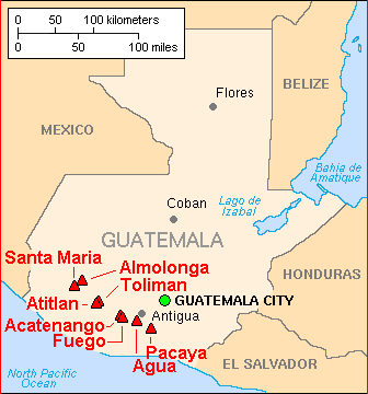 Plaque tectonique guatemala