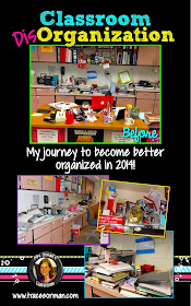 Classroom Disorganization: Organizing My Cluttered Classroom   {Follow my journey on www.traceeorman.com}