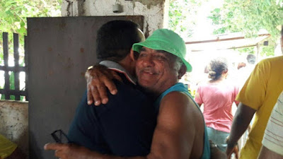 PRÉ- CANDIDATO A PREFEITO JOSÉ ANTÔNIO E SEU PRÉ -CANDIATO A VICE CORONEL FERNANDES NOS DISTRITOS