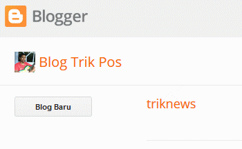 Cara Membuat Blog Gratis di Blogger