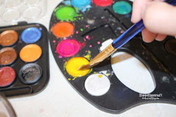 frisket watercolor word bleed mix let colors