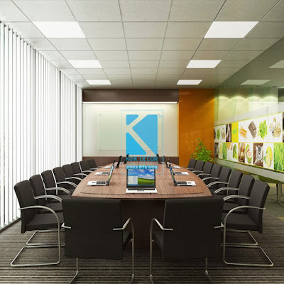 Thiết kế nội thất phòng họp theo phong cách hiện đại