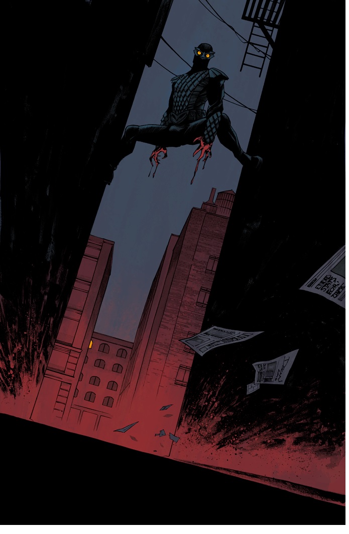 Black Widow's place NIGHTHAWK by Declan Shalvey