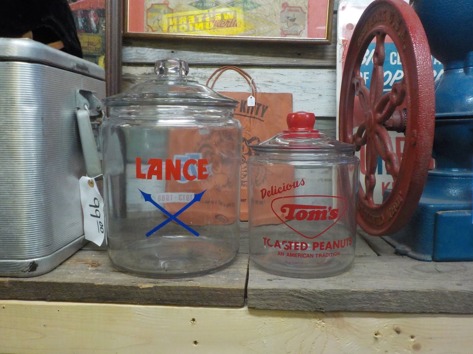 Sam's Country Porch Antiques Country Store Counter Jars
