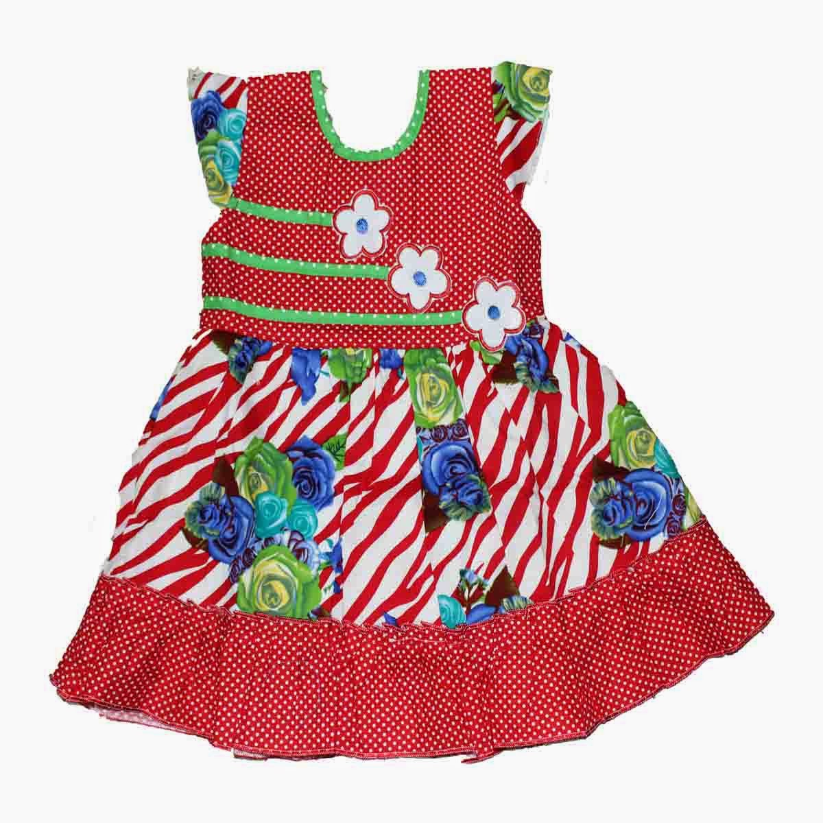 Prince N Princess: Kids colourful cotton frock (www.princenprincess.in)