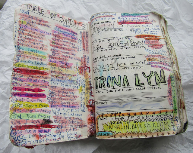 WTJ - Table of Contents Wreck this Journal - Table of Contents