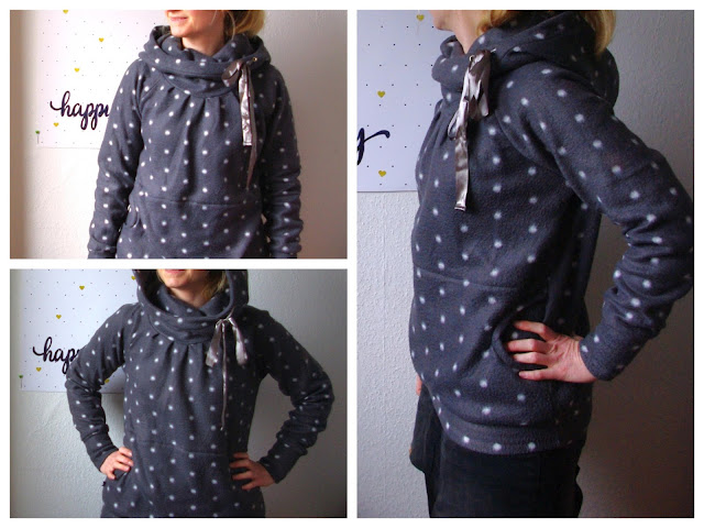 Raglan Hoodie aus Fleece selber nähen Raglan Hoodie aus Fleece selber nähen
