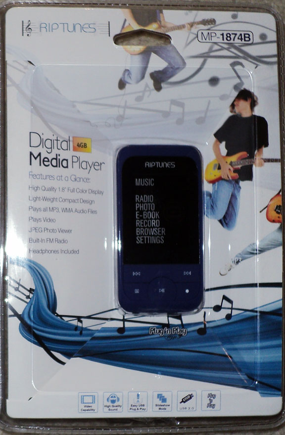 One Ny's Groupon Adventures Riptunes MP3 player January 10, 2012