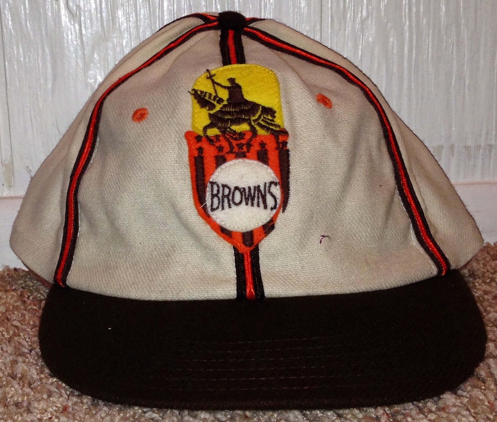 Cooperstown Ball Cap Co. Caps: 1938 St. Louis Brown's Uniform Patch Cap