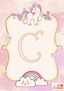 Alfabeto Unicornio My Little Pony