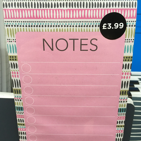 print & pattern STATIONERY wh smith