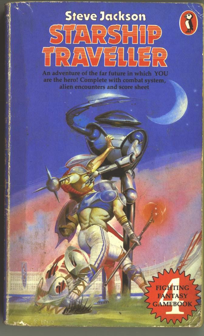 Steve Jackson Starship Traveller #4 Fighting Fantasy Gamebook - Foto 4