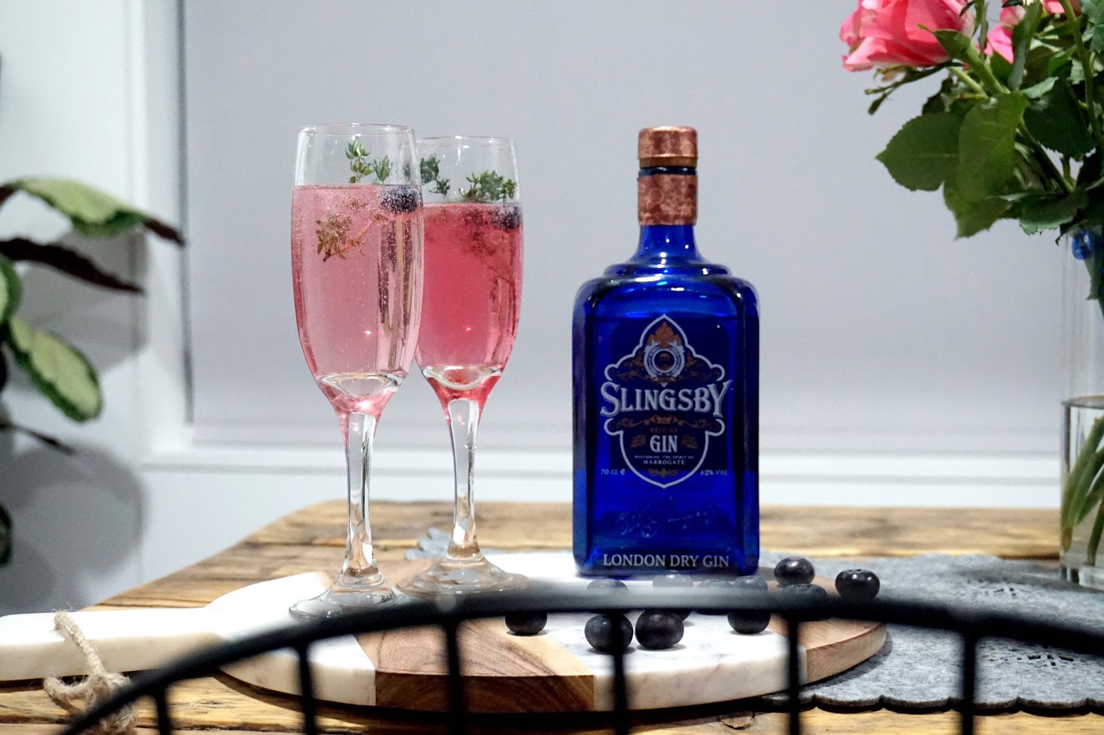 The Blueberry Gin Fizz Cocktail Recipe ft Slingsby Gin Slurp Social