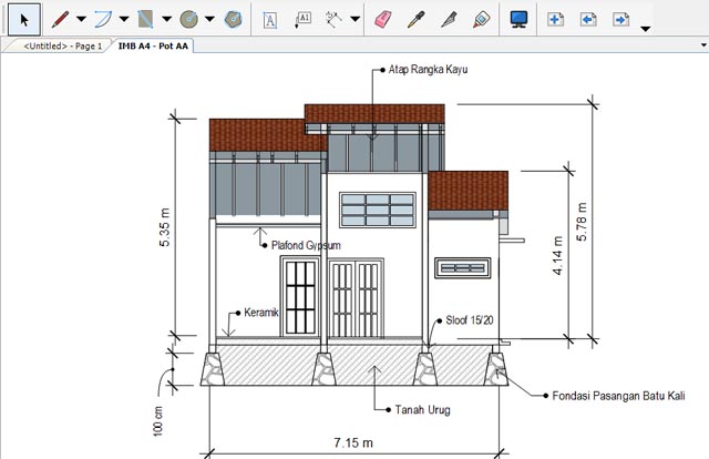 Beginilah Cara Memasukan Model Sketchup Ke Layout - Belajar Sketchup