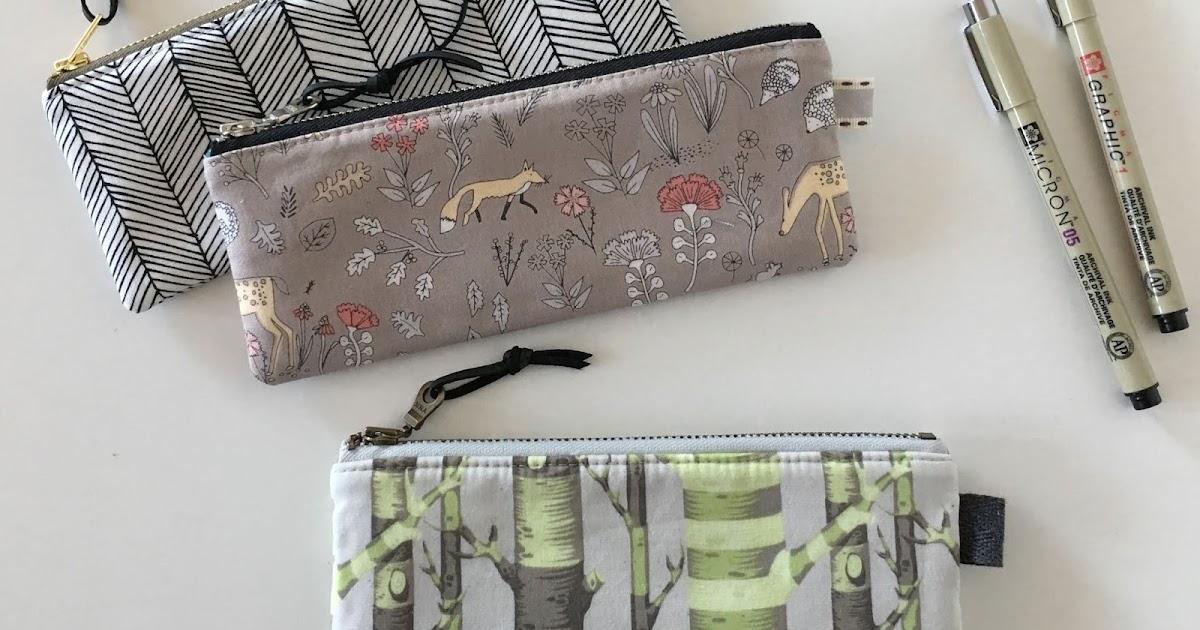 S O T A K Handmade Slim Pencil Case Free Tutorial