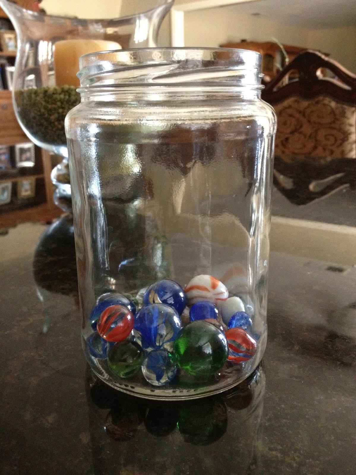 Extra Ordinary...but Fabulous! The marble jar....