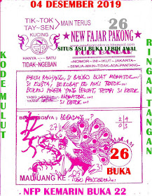 Markas Syair Togel Terlengkap Syair Togel Hongkong 04 December