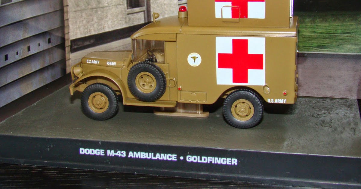 James Bond Dodge M-43 Ambulance Goldfinger New in sealed pack 