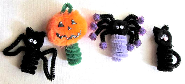Halloween Pipe Cleaner Crafts Halloween Pipe Cleaner Crafts