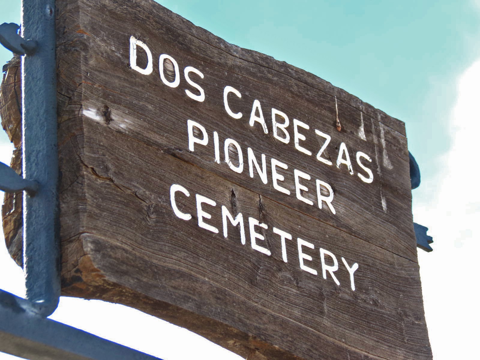 A Shot in the Light Pioneer Cemetery at Dos Cabezas, Arizona