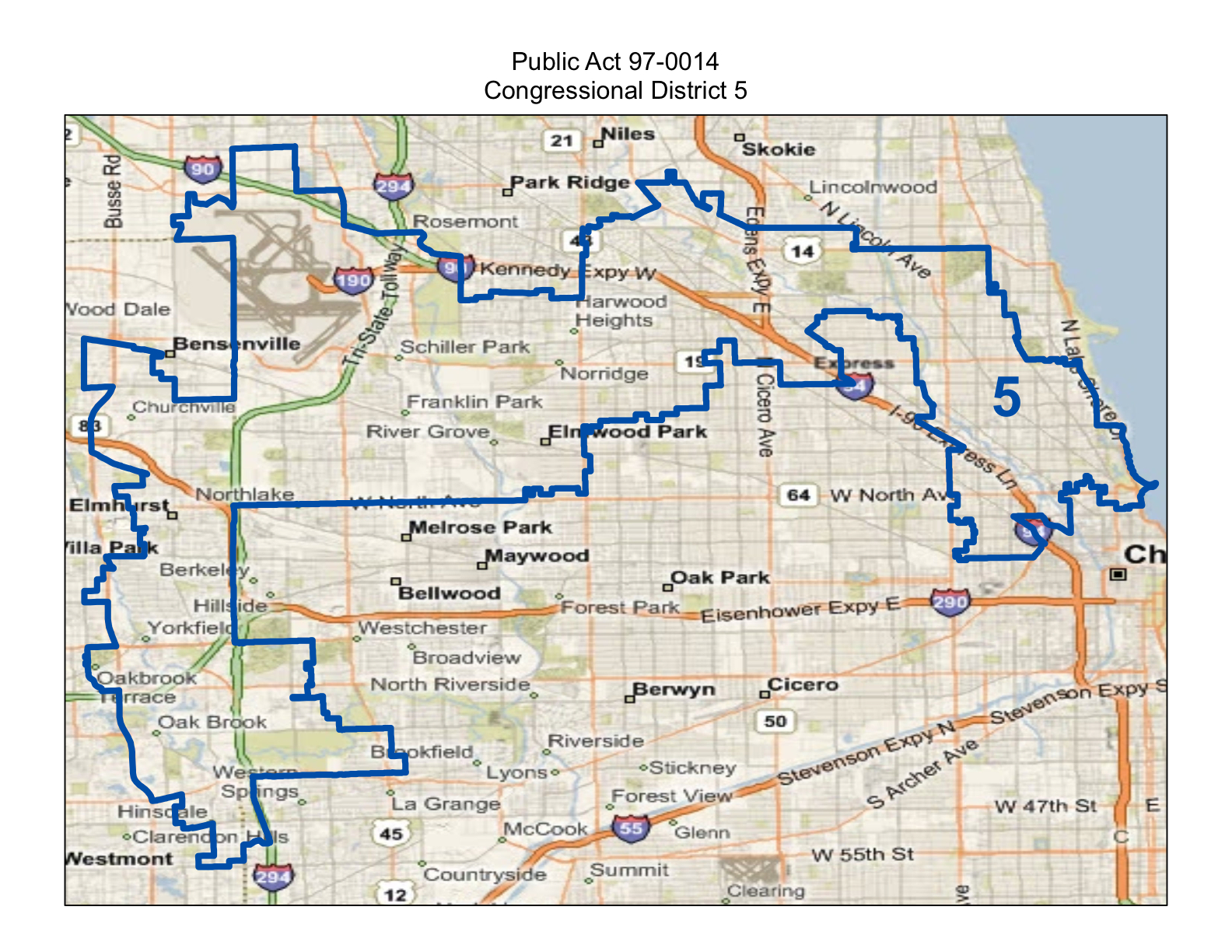 Will County Politics Maps of Illinois - CD5