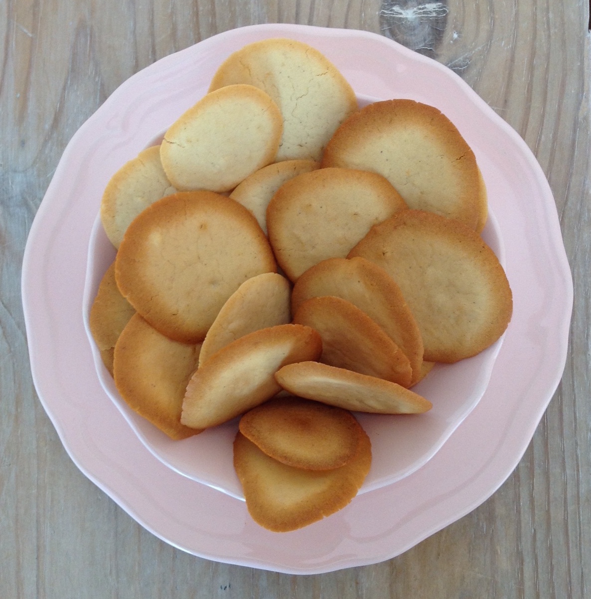 La mesa de la cocina Galletas de arroz, limón y jengibre, sin gluten