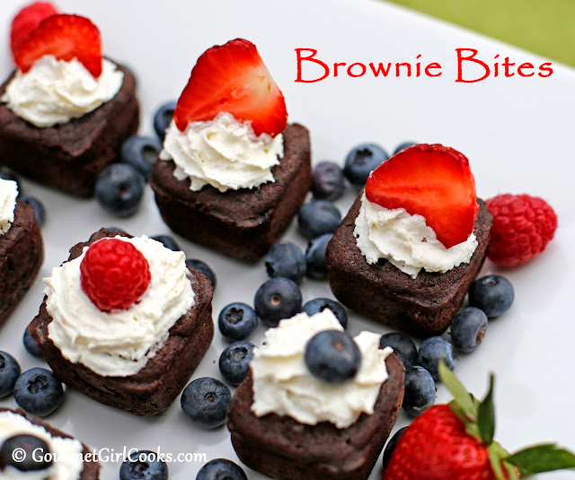 Gourmet Girl Cooks Brownie Bites LCHF (Low Carb High Fudgy)