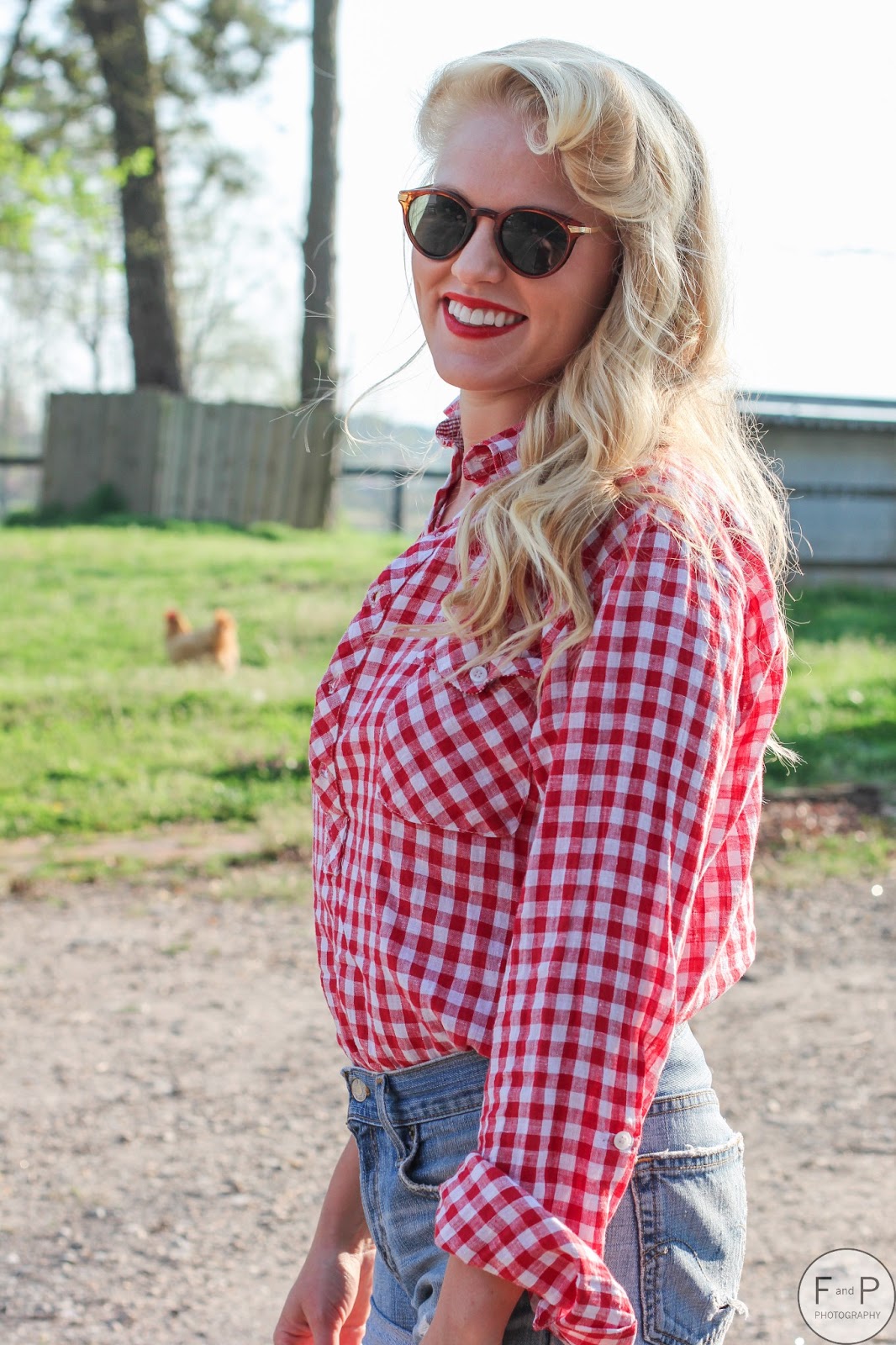 Fresh and Precious Denim and Gingham Fashion Farm Take One