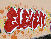 'Eleven' graffiti, Oakland, California