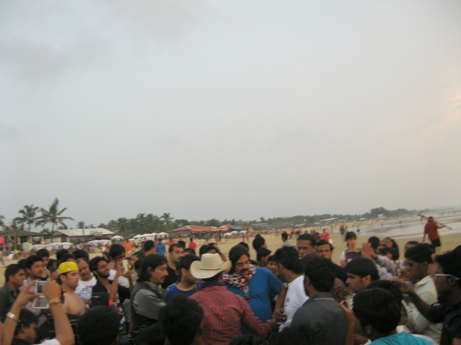 Actor Chandrachur Singh shooting at Baga Beach, Goa