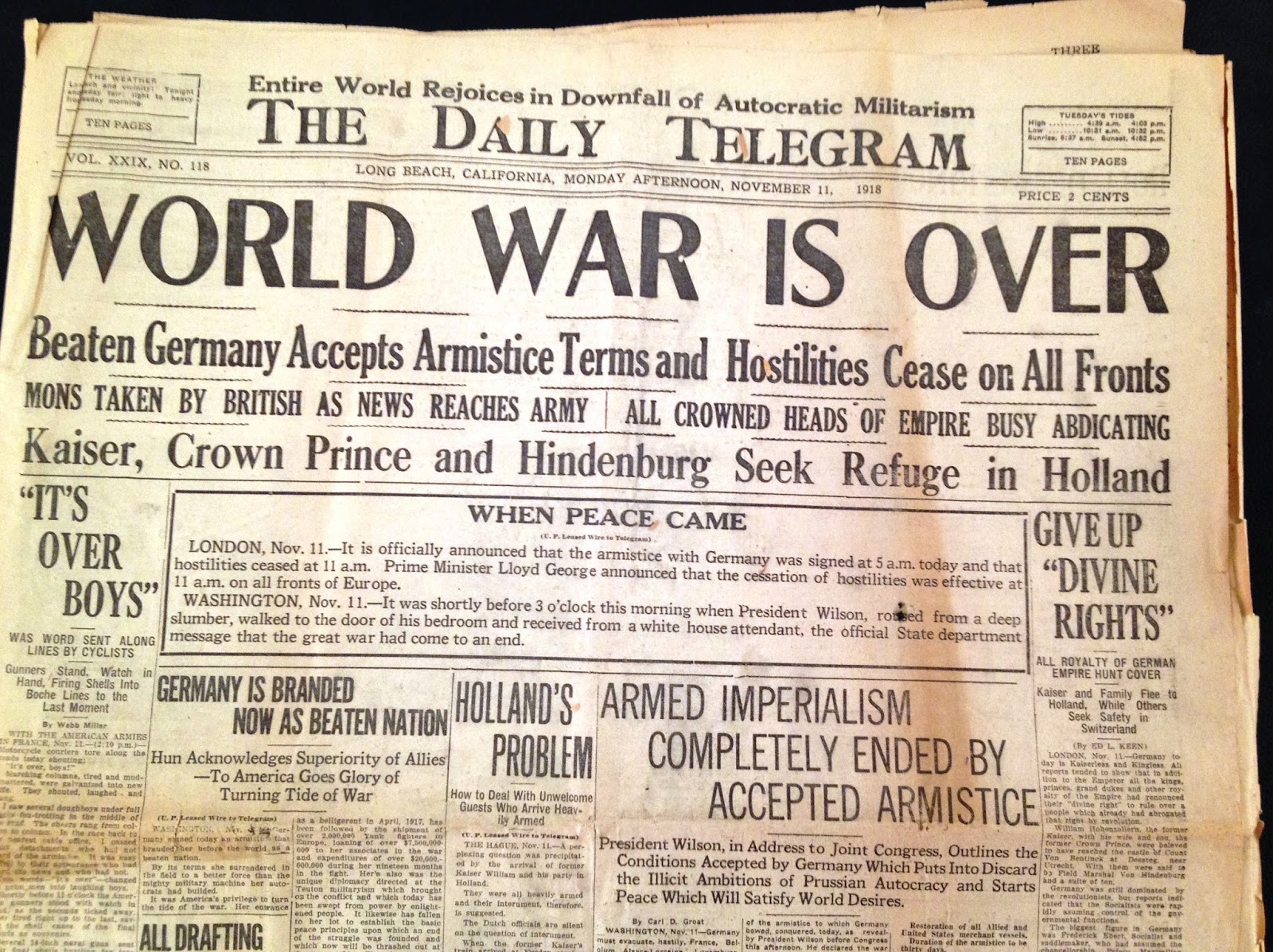 example of a newspaper article headline