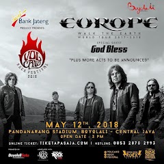 Pengalaman Nonton Konser God Bless dan Europe Dalam Satu Panggung di Volcano Rock Festival