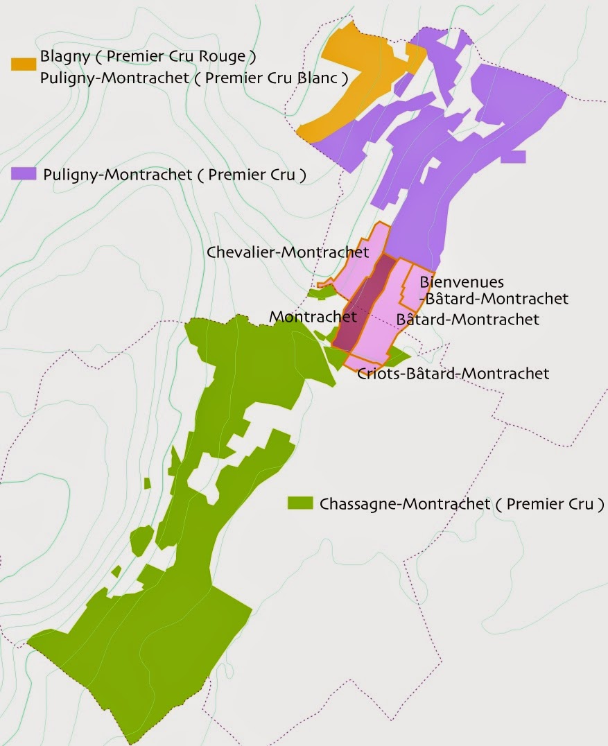 Echezeaux wine map