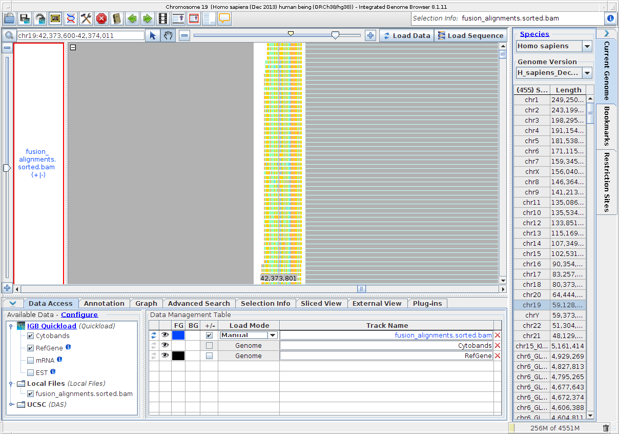 thoughts about Visualizing RNAseq alignments with fusions is there anything better than IGV?