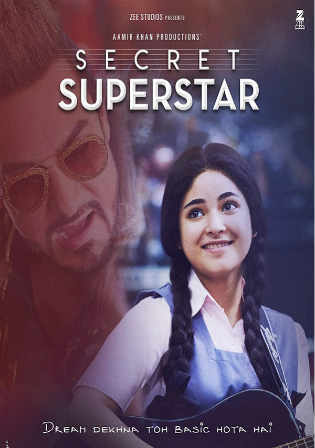 Secret Superstar 2017 HDTC 400MB Full Hindi Movie Download 480p