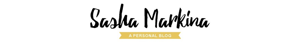 Sasha Markina - A personal blog