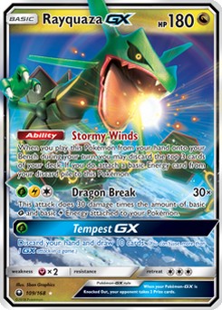 Pokemon Rayquaza Gx Shiny Promo Oversize Sol E Lua Destinos