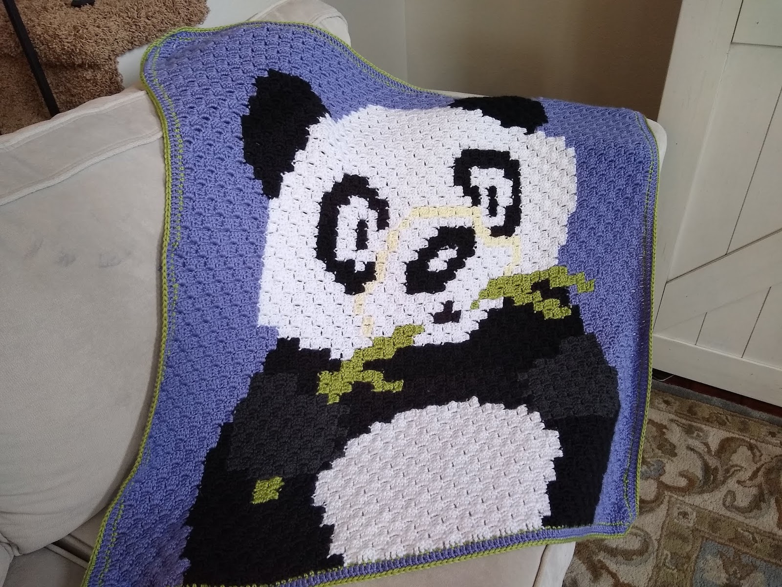 Panda Bear Baby Blanket