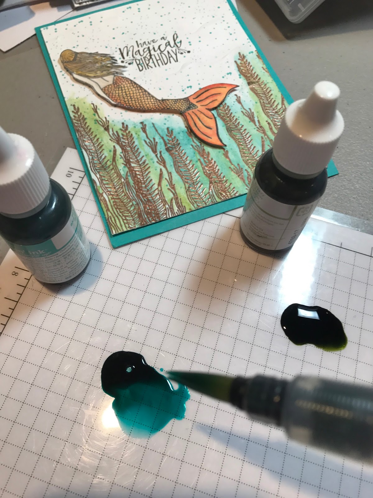 Paper Crafts By Elaine Magical Mermaid Stamp Set from Stampin Up