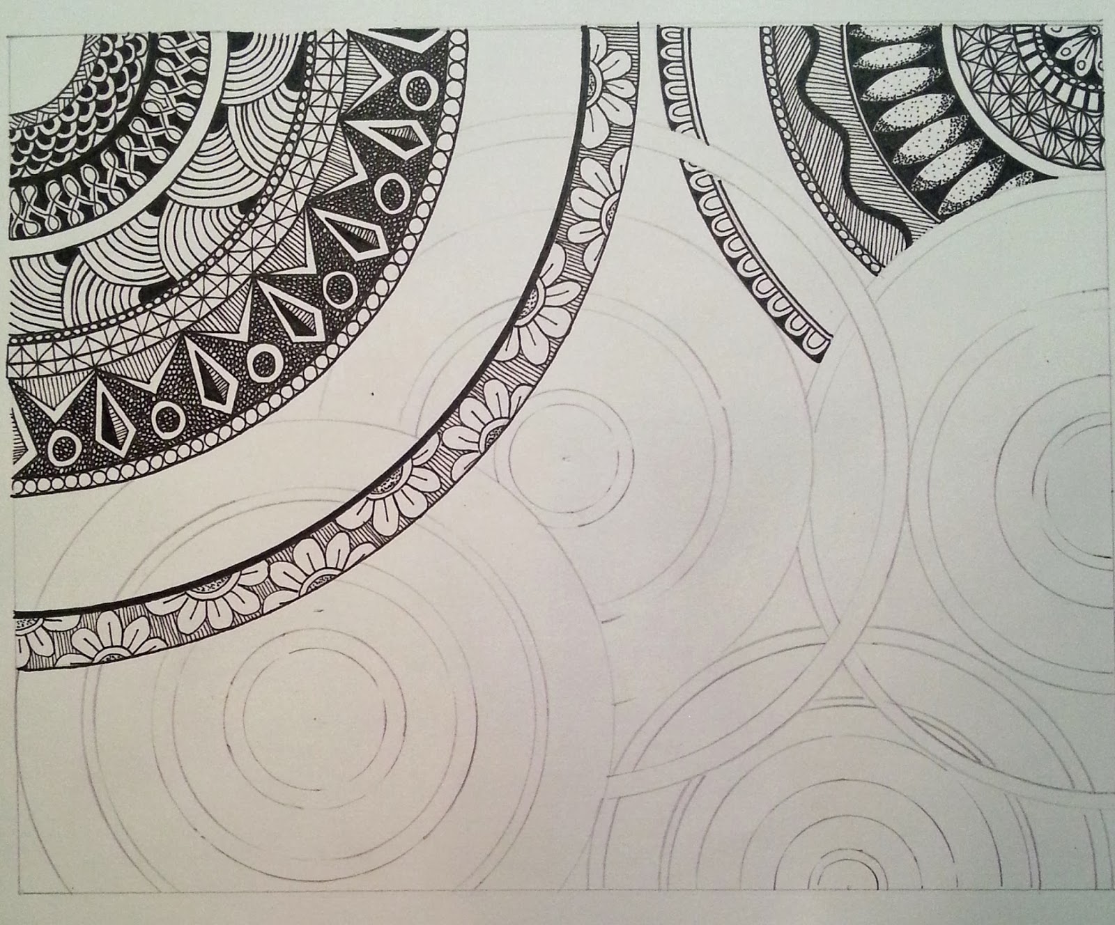 Judy's Zentangle Creations Circles