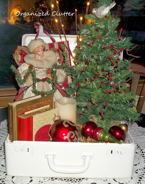 Christmas Suitcase Vignette
