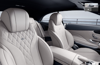 Màu nội thất Mercedes S500 Cabriolet 2019 Nội thất Mercedes S500 Cabriolet 2019 màu Vàng Porcelain/Xanh Deep Sea 975