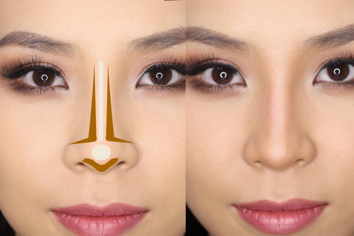 Cara Memancungkan Hidung Menggunakan Make Up Tips Cara