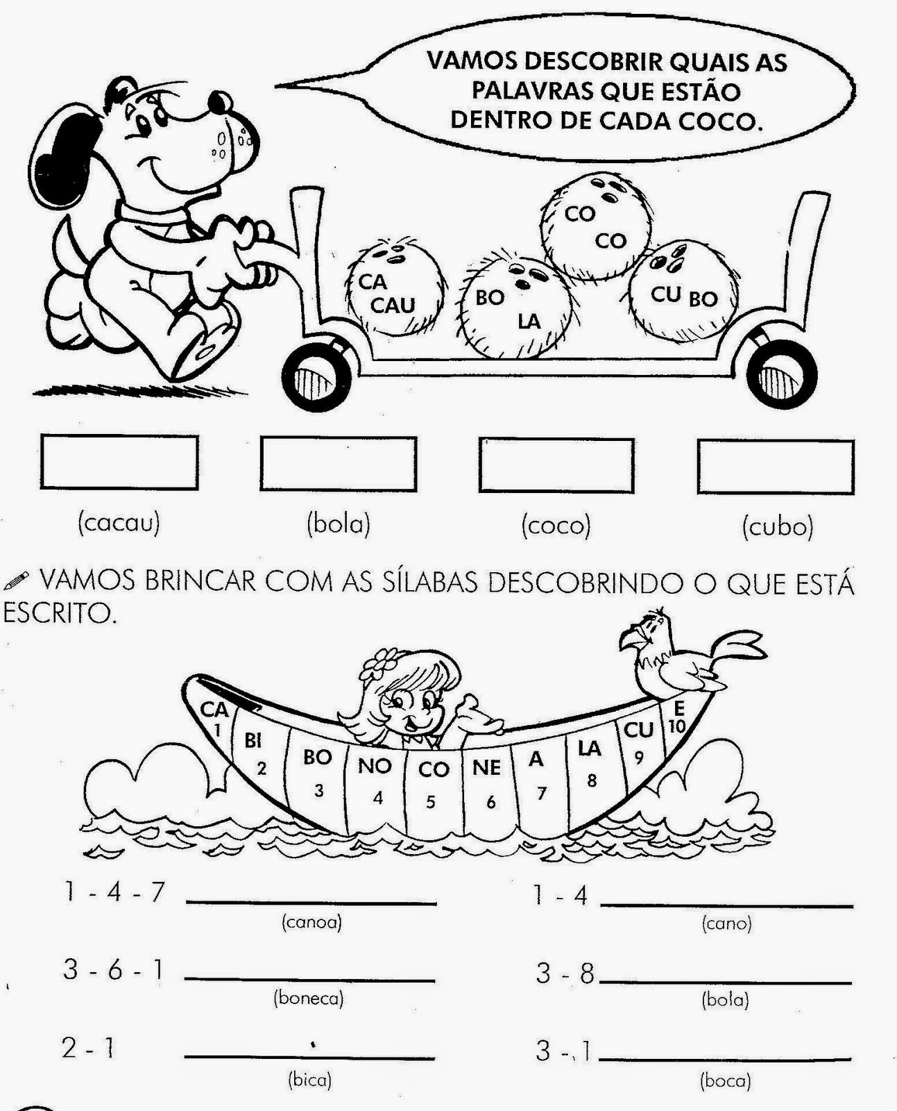 Atividades Letra C para Alfabetização Atividades Letra C para Alfabetização