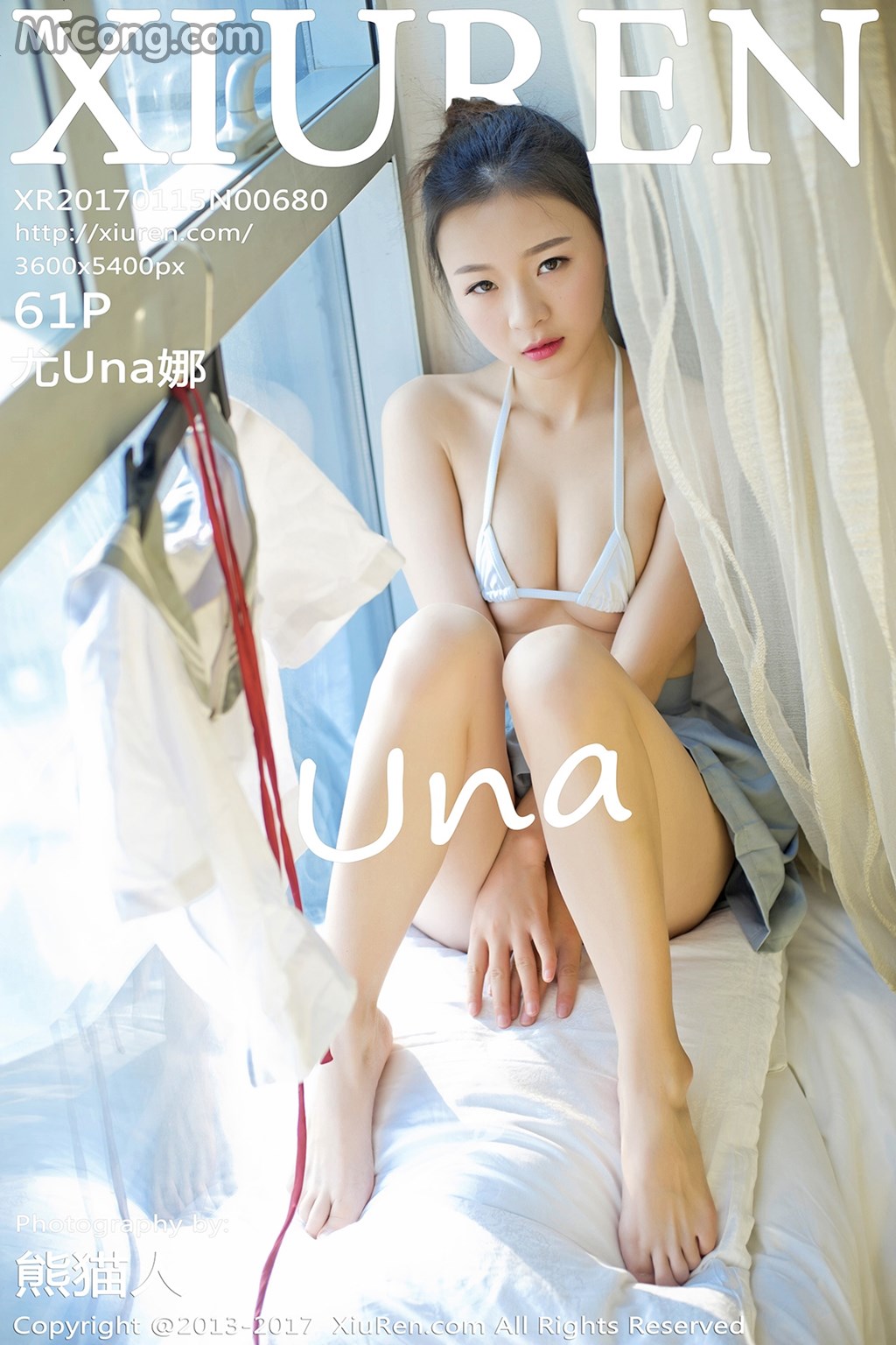 XIUREN No. 68: Model Una (尤娜) (62 photos)