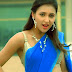 Sarayu Hot Navel Stills Photos in Blue Saree