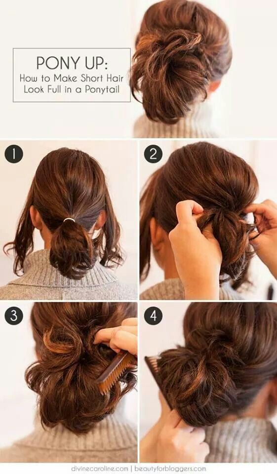 Easy Hairstyle Tutorials For Short Hair - trends4everyone