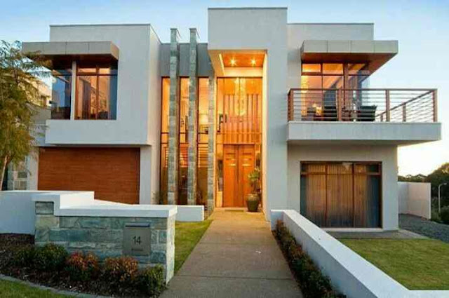 Contoh terbaru Model Rumah Minimalis 2 Lantai Tampak Depan MODERN Contoh terbaru Model Rumah Minimalis 2 Lantai Tampak Depan MODERN