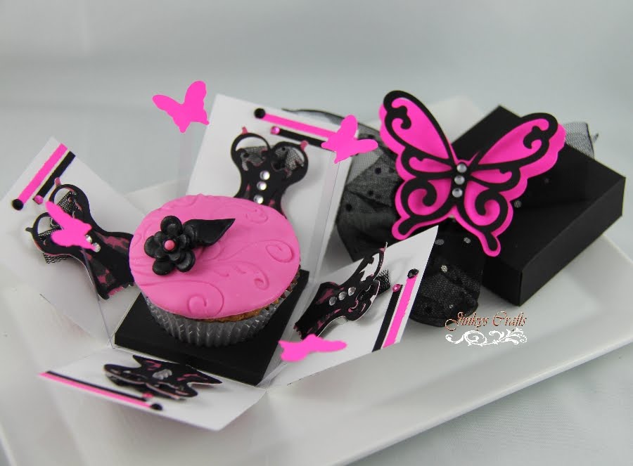Jinky's Crafts & Designs Cupcake Exploding Boxes & Bags