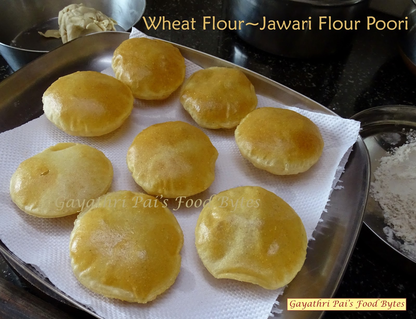 Gayathri Pai's Food Bytes Hot Puffed Wheat Jawari (Jowar /